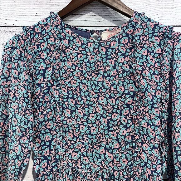 Banjanan Miranda Long Sleeve Dress Mini Floral Print Size Small Cottagecore - Picture 4 of 16